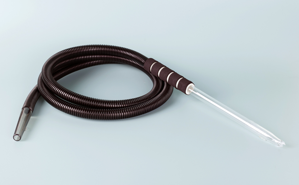 disposable glass handle hookah hose - product photo