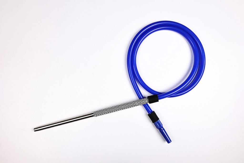 Sleek and Modern Metal Hookah Hoses