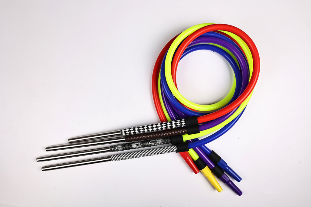 Sleek and Modern Metal Hookah Hoses - product photo